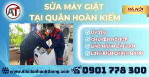 Sửa máy giặt tại Quận Hoàn Kiếm Điện lạnh Anh Thắng