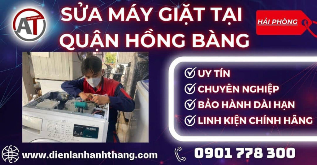 Sửa máy giặt tại Quận Hồng Bàng Điện lạnh Anh Thắng