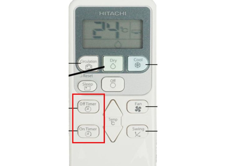 tắt hẹn giờ hitachi