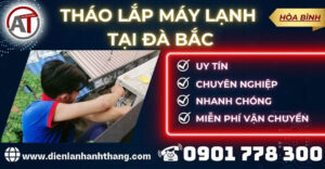 Tháo Lắp máy lạnh tại Đà Bắc Điện lạnh Anh Thắng