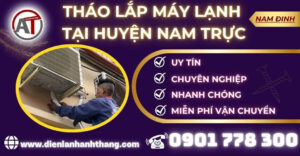 Tháo lắp máy lạnh tại Huyện Nam Trực Điện lạnh Anh Thắng