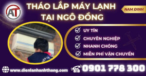 Tháo lắp máy lạnh tại Ngô Đồng Điện lạnh Anh Thắng