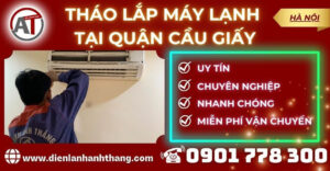 Tháo lắp máy lạnh tại Quận Cầu Giấy Điện lạnh Anh Thắng