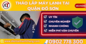 tháo lắp máy lạnh tại Quận Đồ Sơn Điện lạnh Anh Thắng