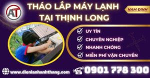 Tháo lắp máy lạnh tại Thịnh Long Điện lạnh Anh Thắng