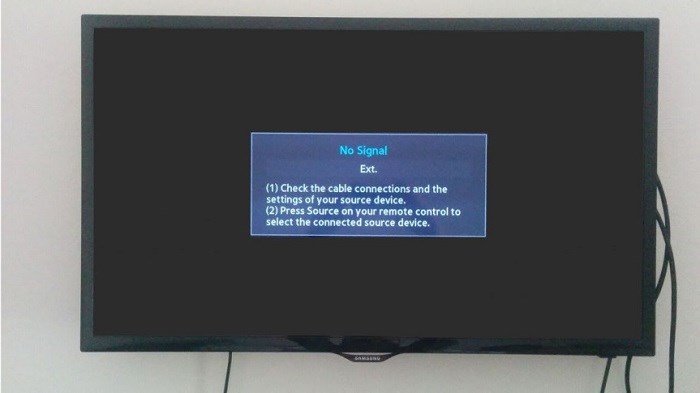 Tivi không có tín hiệu