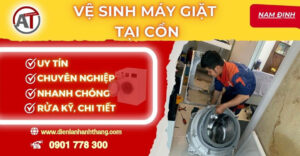 Vệ sinh máy giặt tại Cồn Điện lạnh Anh Thắng