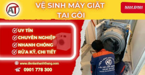 Vệ sinh máy giặt tại Gôi Điện lạnh Anh Thắng
