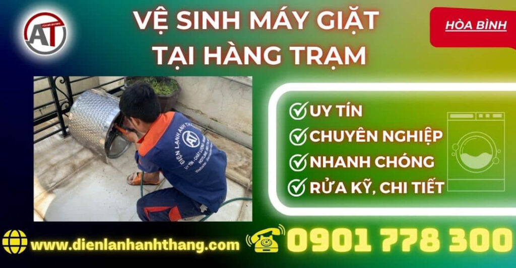 Vệ sinh máy giặt tại Hàng Trạm Điện lạnh Anh Thắng