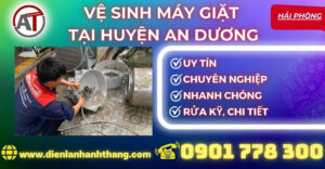 vệ sinh máy giặt tại Huyện An Dương Điện lạnh Anh Thắng