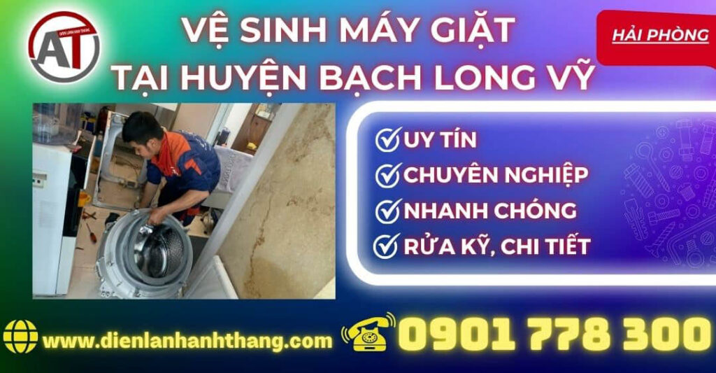 vệ sinh máy giặt tại Huyện Bạch Long Vỹ Điện lạnh Anh Thắng