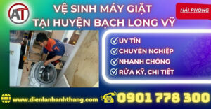 vệ sinh máy giặt tại Huyện Bạch Long Vỹ Điện lạnh Anh Thắng