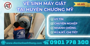 Vệ sinh máy giặt tại Huyện Chương Mỹ Điện lạnh Anh Thắng