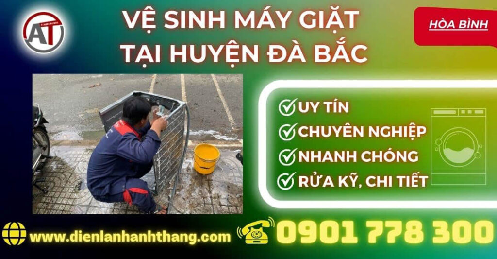 Vệ sinh máy giặt tại Huyện Đà Bắc Điện lạnh Anh Thắng