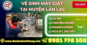 Vệ sinh máy giặt tại Huyện Lân Lạc Điện lạnh Anh Thắng