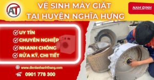 Vệ sinh máy giặt tại Huyện Nghĩa Hưng Điện lạnh Anh Thắng