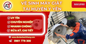 Vệ sinh máy giặt tại Huyện Ý Yên Điện lạnh Anh Thắng