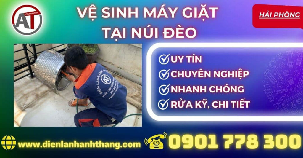 vệ sinh máy giặt tại Núi Đèo Điện lạnh Anh Thắng