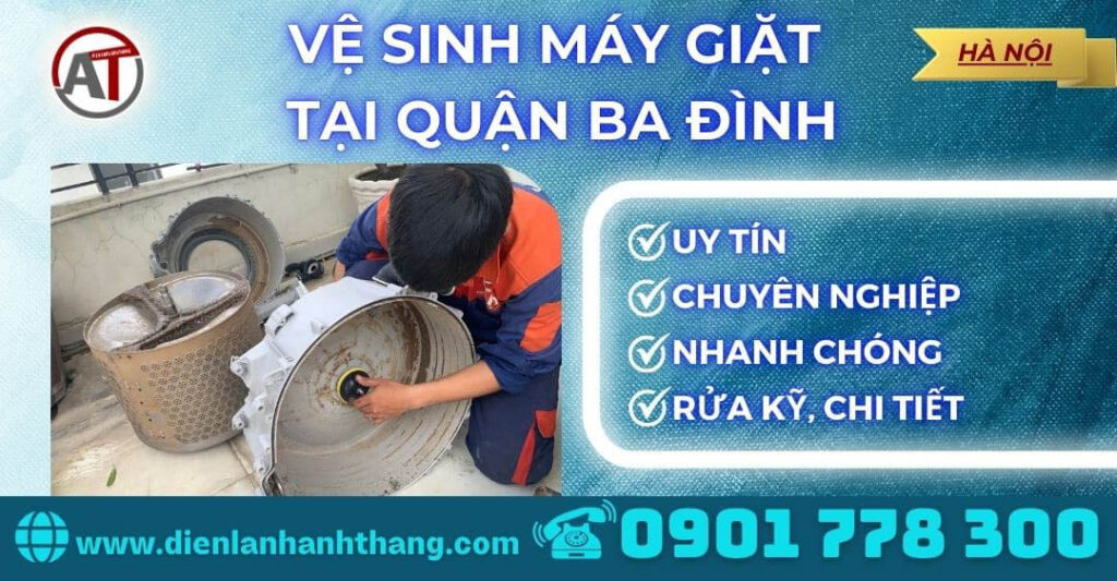 Vệ sinh máy giặt tại Quận Ba Đình Điện lạnh Anh Thắng