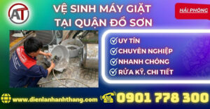 vệ sinh máy giặt tại Quận Đồ Sơn Điện lạnh Anh Thắng