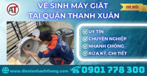 Vệ sinh máy giặt tại Quận Thanh Xuân Điện lạnh Anh Thắng