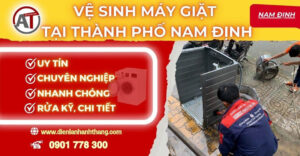 Vệ sinh máy giặt tại Thành Phố Nam Định Điện lạnh Anh Thắng