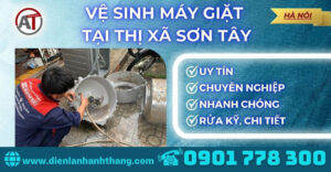 vệ sinh máy giặt tại Huyện An Dương Điện lạnh Anh Thắng