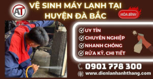 Vệ sinh máy lạnh tại Huyện Đà Bắc Điện lạnh Anh Thắng