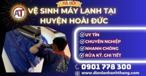 Vệ sinh máy lạnh tại Huyện Hoài Đức Điện lạnh Anh Thắng