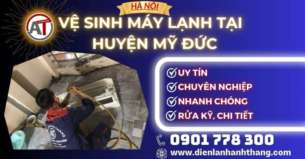 Vệ sinh máy lạnh tại Huyện Mỹ Đức Điện lạnh Anh Thắng