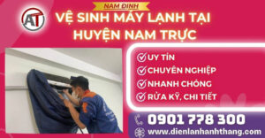 Vệ sinh máy lạnh tại Huyện Nam Trực Điện lạnh Anh Thắng