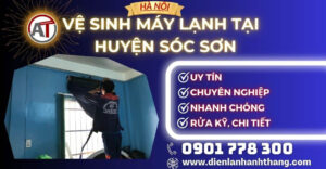 Vệ sinh máy lạnh tại Huyện Sóc Sơn Điện lạnh Anh Thắng