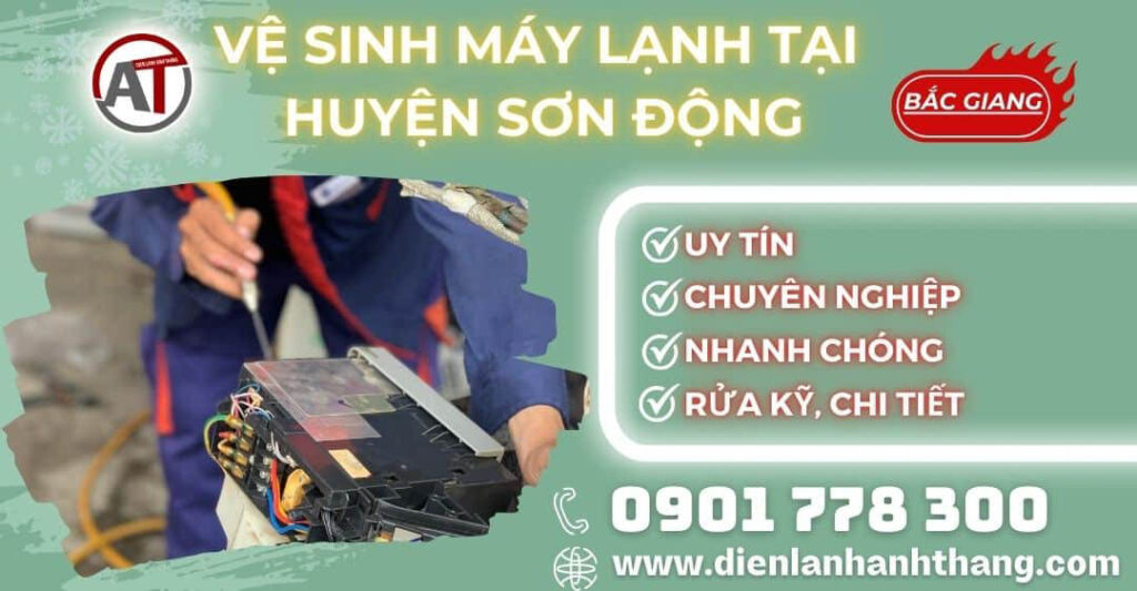 Vệ sinh máy lạnh tại Huyện Tân Yên Điện lạnh Anh Thắng