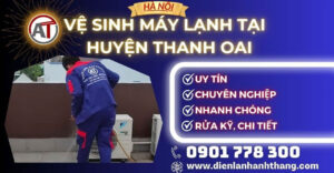 Vệ sinh máy lạnh tại Huyện Thanh Oai Điện lạnh Anh Thắng
