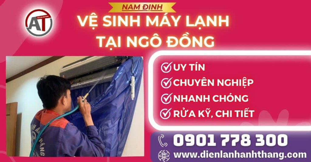 Vệ sinh máy lạnh tại Ngô Đồng Điện lạnh Anh Thắng