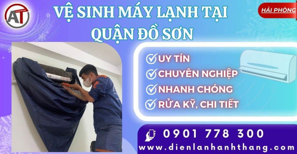 vệ sinh máy lạnh tại Quận Đồ Sơn Điện lạnh Anh Thắng