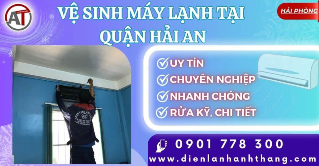 vệ sinh máy lạnh tại Quận Hải An Điện lạnh Anh Thắng