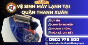 Vệ sinh máy lạnh tại Quận Thanh Xuân Điện lạnh Anh Thắng