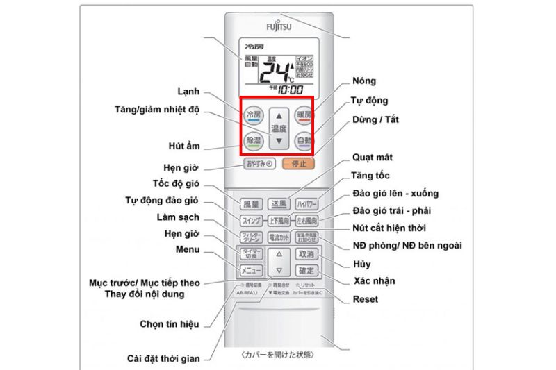 Cách Sử Dụng Remote Máy Lạnh Fujitsu Chi Tiết Và Hiệu Quả 2025 chế độ fujitsu