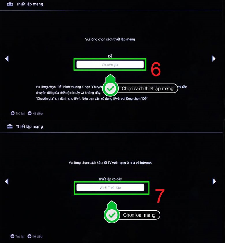 Cách Khắc Phục Tivi Sony Bị Lỗi Ứng Dụng Đơn Giản - Hiệu Quả 2025 Chọn loại mạng