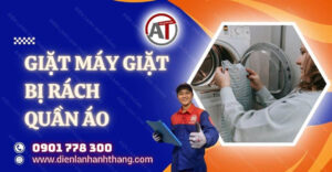 giặt máy giặt bị rách quần áo Điện lạnh Anh Thắng