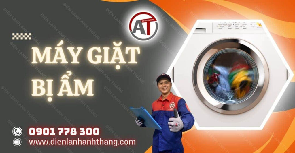máy giặt bị ẩm Điện lạnh Anh Thắng