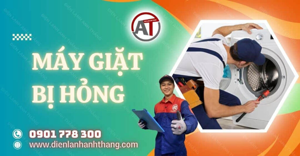 máy giặt bị hỏng Điện lạnh Anh Thắng