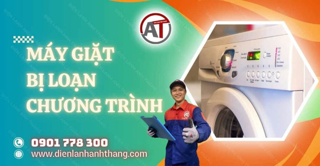 máy giặt bị loạn chương trình Điện lạnh Anh Thắng