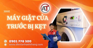 máy giặt cửa trước bị kẹt Điện lạnh Anh Thắng