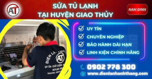 Sửa tủ lạnh tại Huyện Giao Thủy Điện lạnh Anh Thắng
