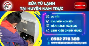 Sửa tủ lạnh tại Huyện Nam Trực Điện lạnh Anh Thắng