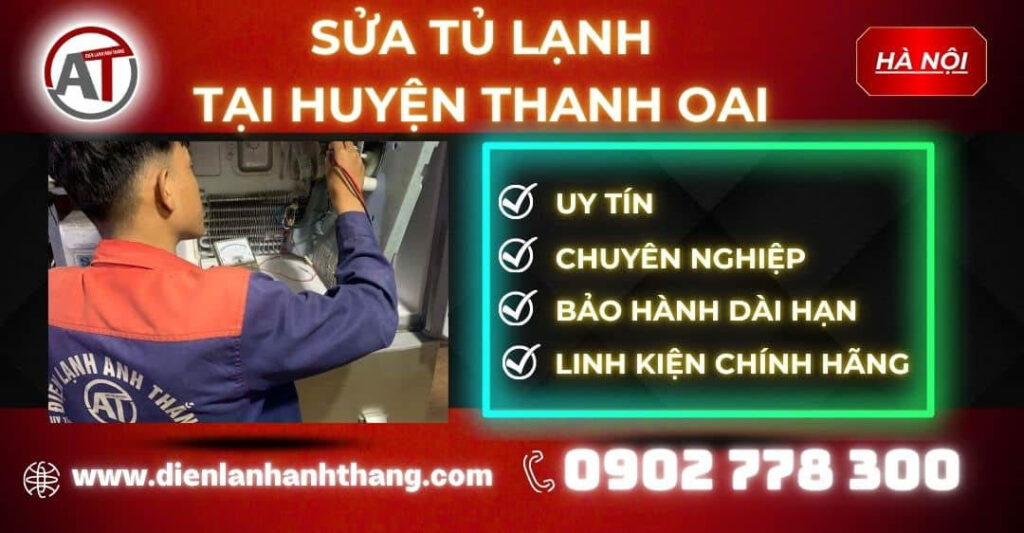 Sửa tủ lạnh tại Huyện Thanh Oai Điện lạnh Anh Thắng
