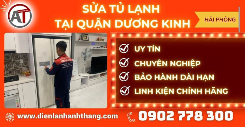 Sửa tủ lạnh tại Quận Dương Kinh Điện lạnh Anh Thắng