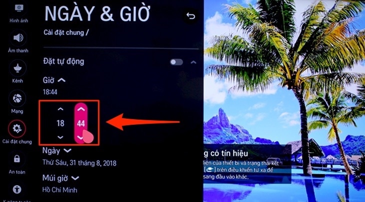 Nguyên Nhân Của Lỗi Youtube Trên Tivi LG Và Cách Khắc Phục 2025 Thiết lập thời gian